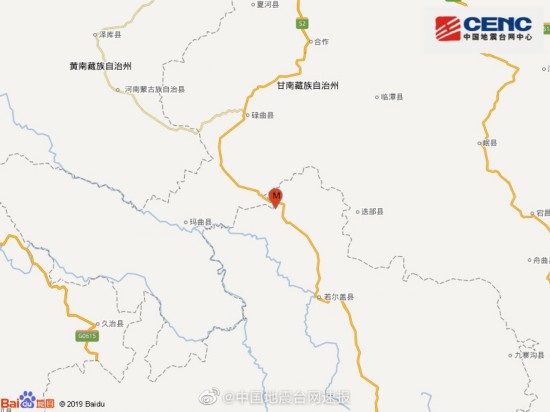 若尔盖县|四川阿坝州若尔盖县发生3.2级地震 震源深度8千米