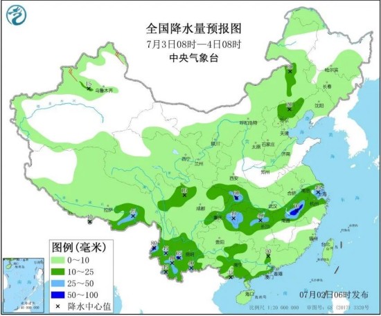 强降雨|暴雨预警连续发布31天！强降雨进行时 雨区重叠致灾风险高