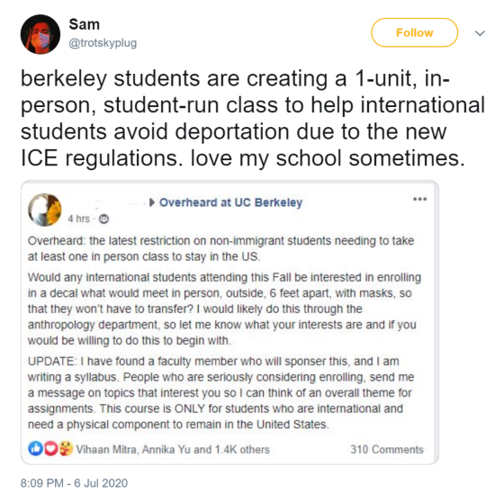 图源|为避免遭新规驱逐 美国数百名留学生计划“上假课”