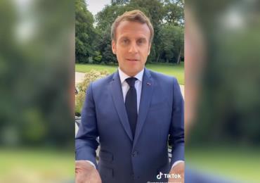 马克龙|法国高中毕业会考放榜 总统马克龙注册抖音海外版向毕业生祝贺