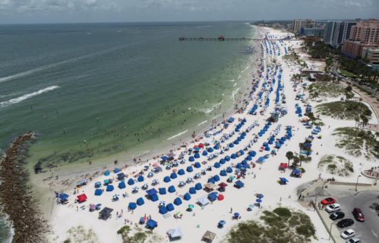 震中|美国佛州确诊病例持续上升 美媒:已成全球疫情又一“震中”