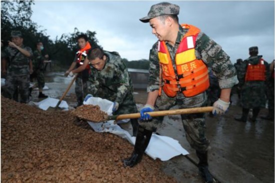 民兵|湖北：两千余民兵多地驰援鏖战洪魔