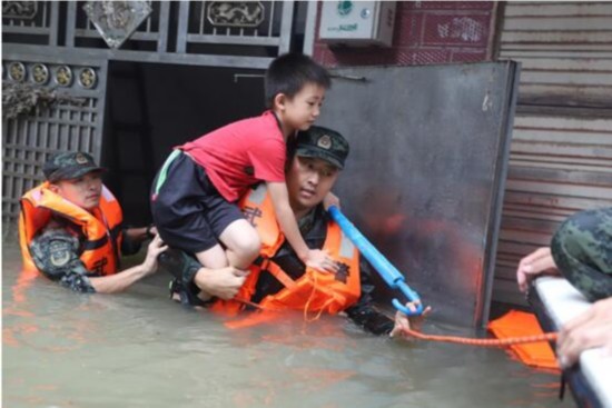 抢险救援工作|武警湖南总队官兵奋力抢险救援