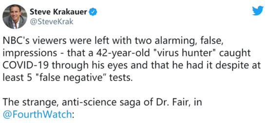 新冠|美媒撰稿人自称感染新冠、2个月内受访至少10次，结果被媒体曝光：他没感染，多次检测都是阴性！