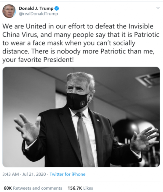 特朗普|这大概是特朗普发过的最不要脸的一则网帖了