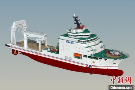 南海救助局综合救助能力最强的&ldquo;深海母舰&rdquo;开建
