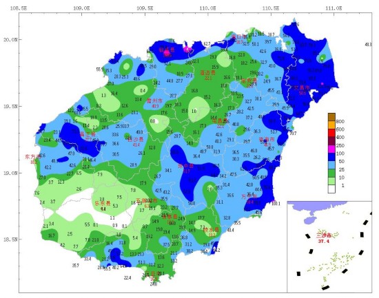 台风|今年第3号台风“森拉克”即将擦过海南岛近海 海南发布台风三级预警