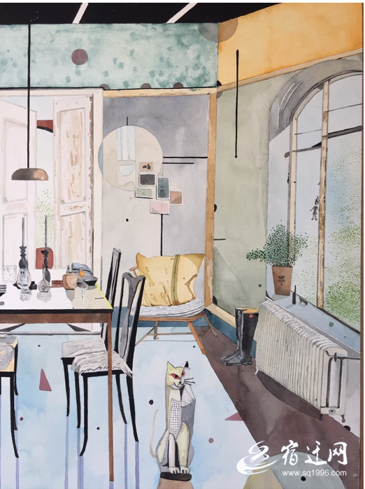 解锟：忠诚水彩　忠诚绘画(分离图)入选第(932932)-20200802101741