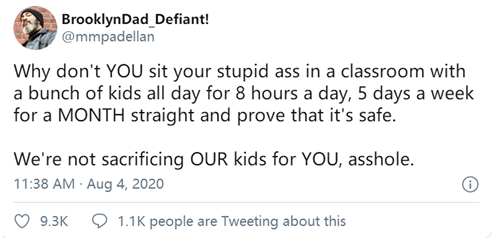 开学|特朗普写了句“开学吧”，把“闭上你的嘴”送上热搜！