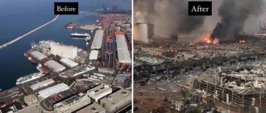 维和医疗分队|港口经济损失或超百亿美元！黎巴嫩爆炸前后对比令人触目惊心，“元凶”可能是…