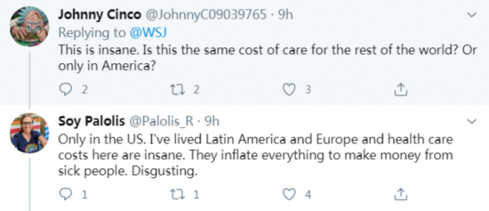 医院|他治疗新冠肺炎的账单是1881500……美元！