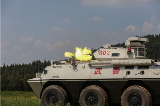 自动榴弹发射器|火力全开！武警云南总队某支队组织多型重火器实弹射击