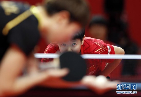 （体育）（4）乒乓球&mdash;&mdash;奥运模拟赛：孙颖莎女单夺冠