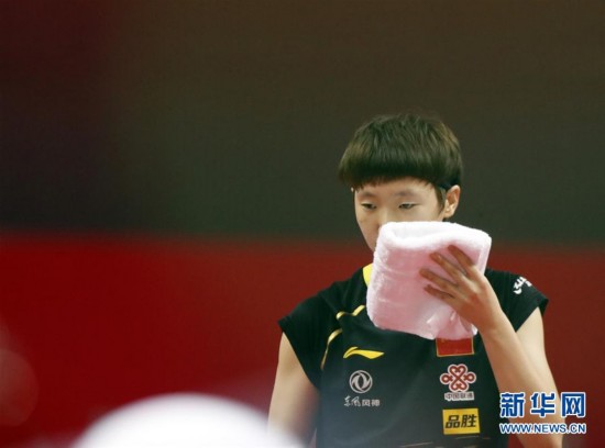 （体育）（5）乒乓球&mdash;&mdash;奥运模拟赛：孙颖莎女单夺冠