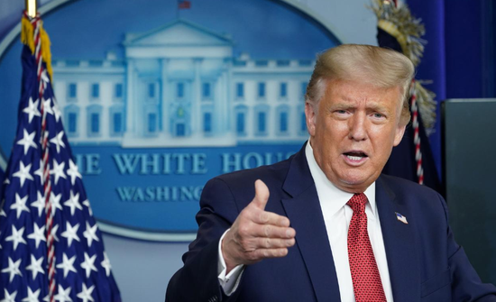 美国总统特朗普(图源:路透社)