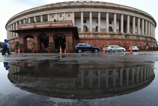  资料图：印度议会大楼（法新社）