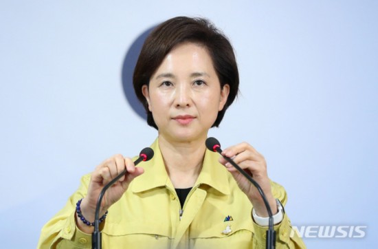 韩国副总理兼教育部长官俞银惠(纽西斯通讯社)