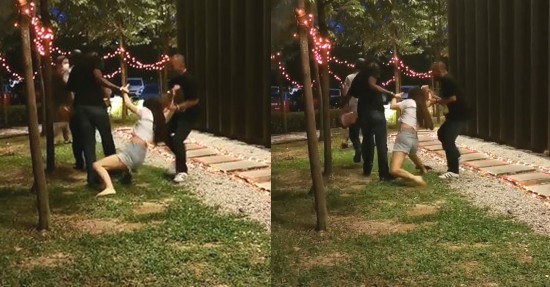 抢劫|中国女子马来西亚遇抢劫 喝茶时被三男子当街拖走