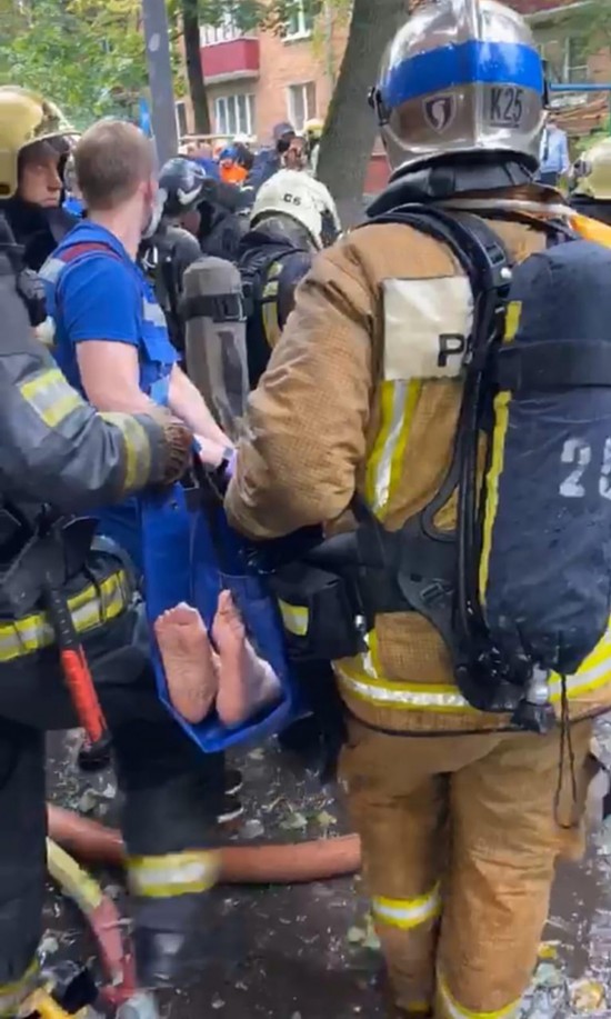 莫斯科|莫斯科西部一居民楼燃气爆炸起火 救援工作仍在进行