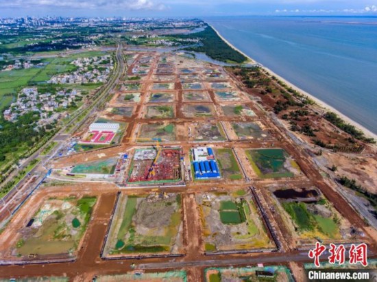 海口江东新区高强度完善基础设施15家名企已进驻CBD