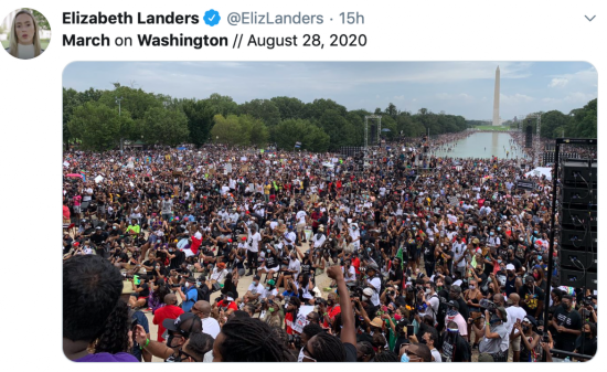 游行|华盛顿爆发反种族主义大游行 马丁·路德·金儿子现身