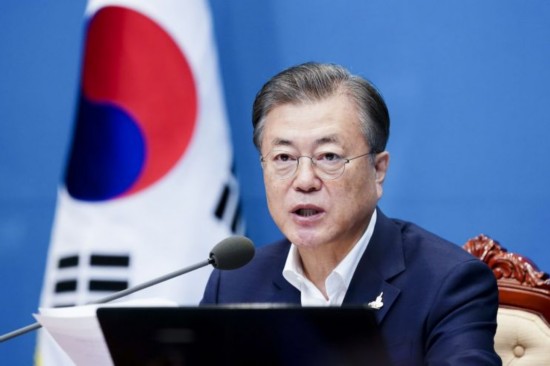 韩国总统文在寅（韩联社）