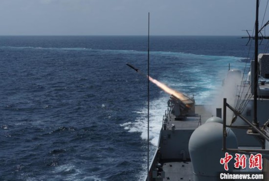 编队|海军第35批护航编队组织实际使用武器训练