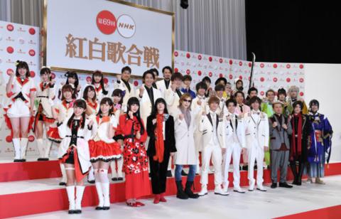 2018年红白歌会(图源/《每日新闻》)