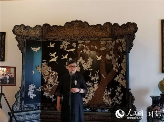 张卓娅女士发言。杨倩摄