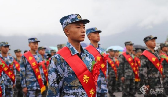 军营|【高清组图】昭通永善:60余名新兵奔赴军营
