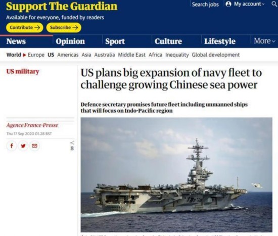 美海军|美防长再次宣扬“中国是最大威胁”：为此美海军要大量扩充装备