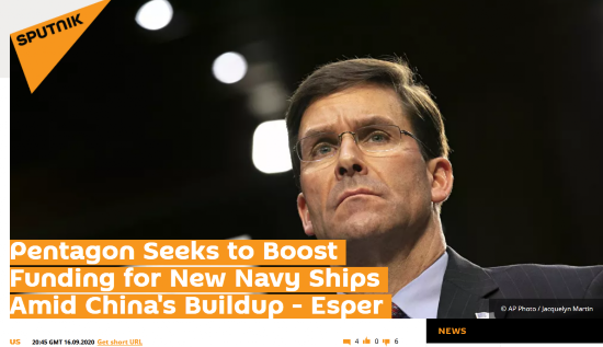 美海军|美防长再次宣扬“中国是最大威胁”：为此美海军要大量扩充装备