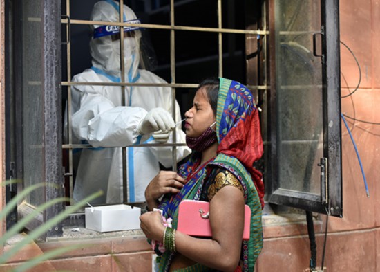 确诊病例|印度新增新冠确诊病例超9.2万例，累计确诊逾540万例