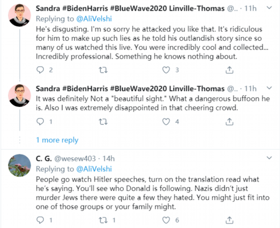 特朗普|记者中弹，特朗普：这真是一道美丽风景