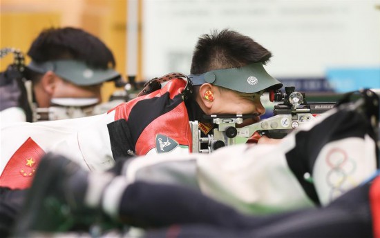 （体育）（2）射击&mdash;&mdash;全国冠军赛：赵中豪夺得男子50米步枪三种姿势冠军