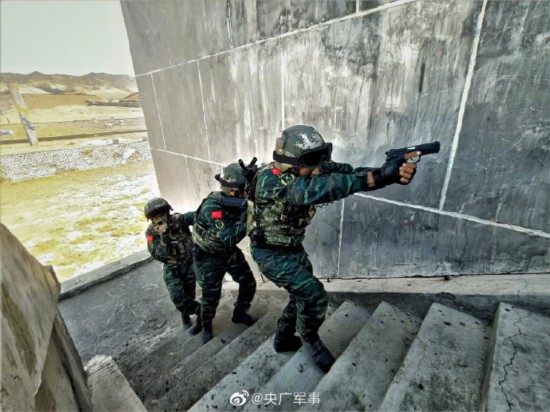 队员|武警反恐特战队员,血性突击!