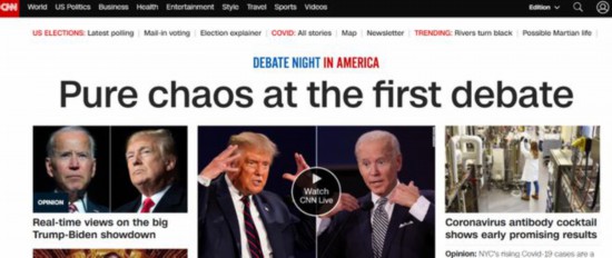 特朗普|一团糟！这是美国有史以来最糟糕的一次辩论