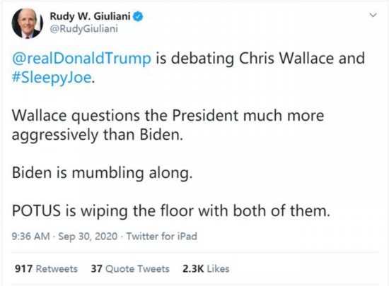 特朗普|一团糟！这是美国有史以来最糟糕的一次辩论