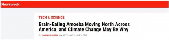 北移趋势|可怕！美疾控中心警告：“食脑虫”正“进军”美国并向北迁徙