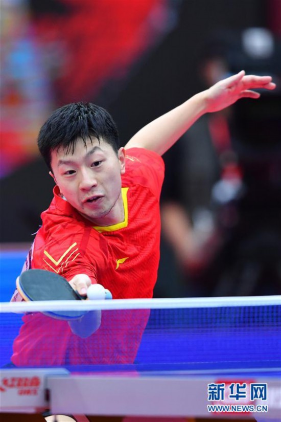 （体育）（4）乒乓球&mdash;&mdash;全国锦标赛： 马龙晋级男单决赛