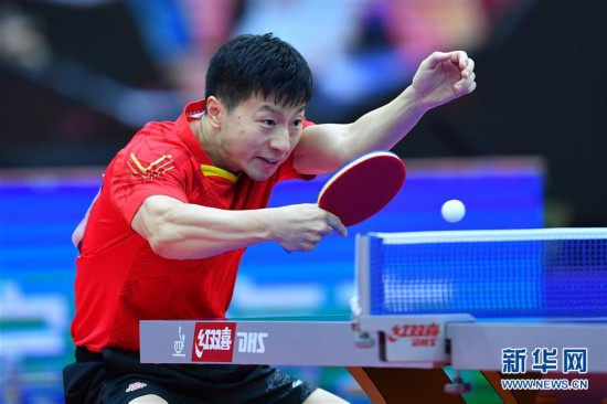 （体育）（1）乒乓球&mdash;&mdash;全国锦标赛： 马龙晋级男单决赛