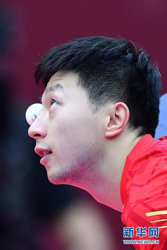 （体育）（3）乒乓球&mdash;&mdash;全国锦标赛： 马龙晋级男单决赛