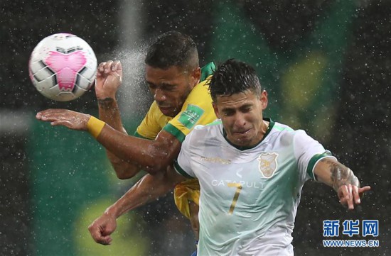 （体育）（6）足球&mdash;&mdash;2022世界杯南美区预选赛：巴西胜玻利维亚