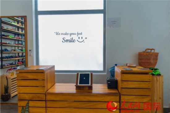 Uzuri k & y品牌的实体店。图片由受访者提供