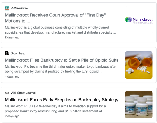 阿片类药物|申请破产！美国又有制药商出大事