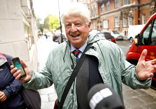 鲍里斯&middot;约翰逊的父亲斯坦利&middot;约翰逊（路透社）