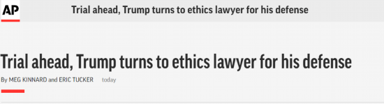 特朗普|美媒：特朗普向道德律师鲍尔斯求助，请求对方为其弹劾案进行辩护