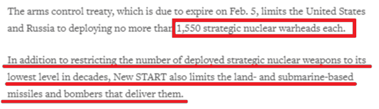 军控|环球深观察丨美俄间仅存的军控条约会被延长五年吗