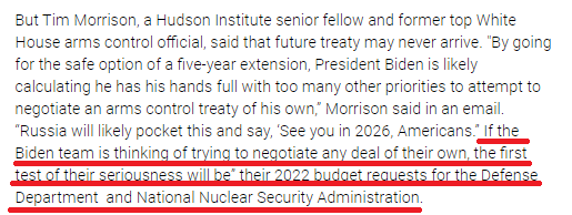 军控|环球深观察丨美俄间仅存的军控条约会被延长五年吗
