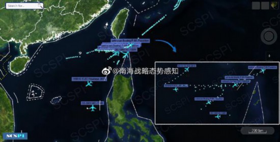 号导弹|美“罗斯福”号航母今航行至黄岩岛附近,美军飞机活动增强
